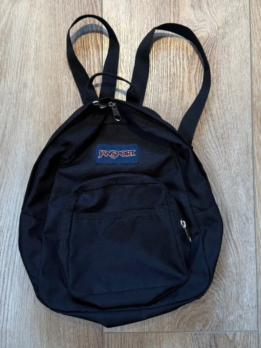 JanSport Black Half Pint Mini Backpack